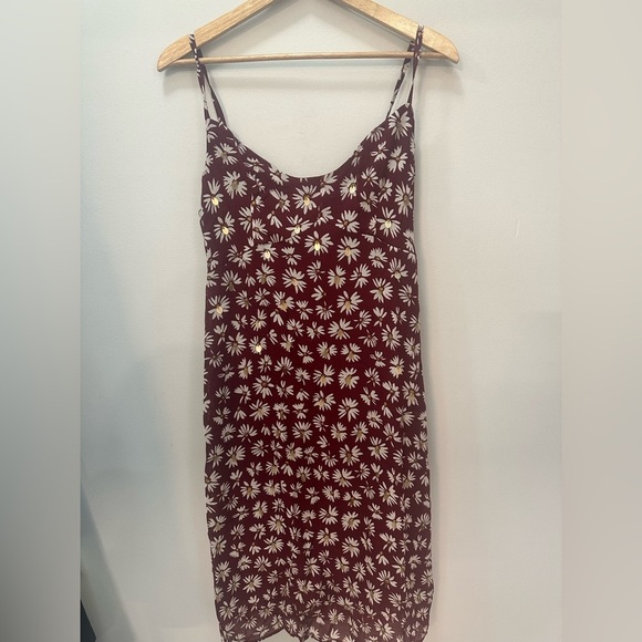 NWT! J.Crew Collection slip dress in daisy-print chiffon. Size 8 $248 - Picture 4 of 11